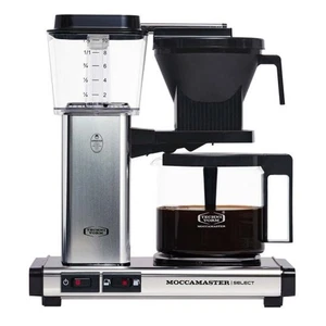 Cafetière goutte à goutte Moccamaster KBG Select 1,25 L café moulu 1520 W noir argenté - Photo 1/1