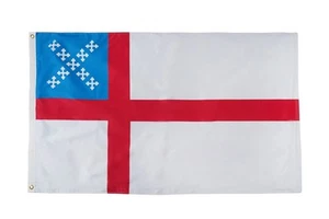 Episcopal Church Flag 3x5 Ft, Double Side Christian Church Flag, with 2 Brass... - Picture 1 of 6