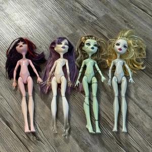 Lote Muñecas Monster High Draculaura Spectra Frankie Stein & Lagoona Desnuda - Imagen 1 de 21