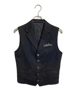 WACKO MARIA Uncon Belt Twill Vest Size: M Black Men - Picture 1 of 10