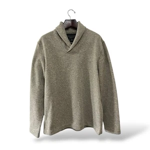 Pullover Van Heusen de avena con cuello chal, grande - Imagen 1 de 4