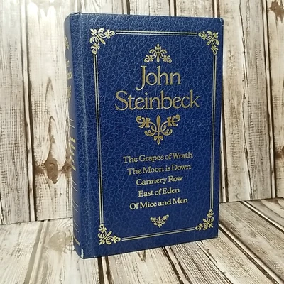 John Steinbeck: The Grapes of Wrath Moon Is Down Cannery Row East of Eden Blue - Image 1 of 4