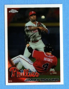 2010 Topps Chrome #116 Jimmy Rollins Philadelphia Phillies - Picture 1 of 1