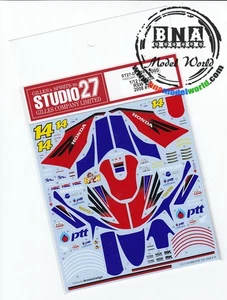 Studio27 Decals for 1/12 Honda RS250RW #14 (2008) for Hasegawa kit - Bild 1 von 1