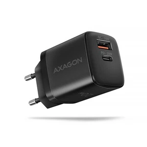 8595247907882 AXAGON ACU-PQ20 PD&QC ładowarka ścienna 20W czarna Axagon - Zdjęcie 1 z 9