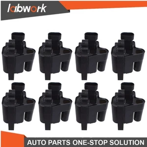 Labwork 8X Ignition Coil For Chevy Silverado 1500 GMC 4.8L 5.3L 6.0L 8.1L UF271 - Picture 1 of 9