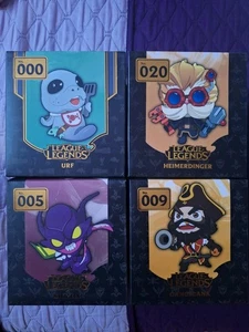 Juego de figuras coleccionables League of Legends RIOT 000, 005, 009, 020 - Imagen 1 de 3