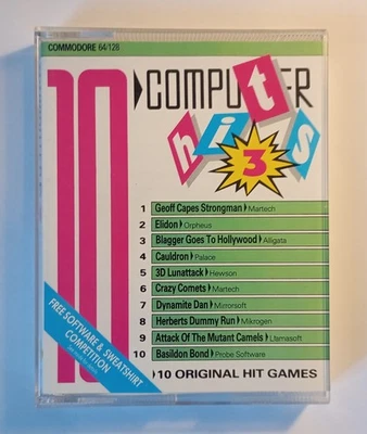 10 COMPUTER HITS 3 - Beau Jolly complete - Commodore 64 C64 C128 TESTED See pics - Image 1 of 4