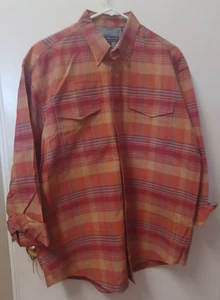 Roper Herren kariertes Button Down und Krempelärmel Hemd Gr. XL - Bild 1 von 6