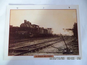 CARTE FICHE TRAIN LA MALLE DES INDES - Picture 1 of 1