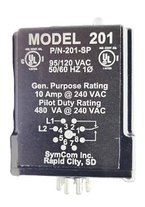 Symcom 201-100-SP, SINGLE-PHASE VOLTAGE MONITOR, 1-Phase Plug-in Voltage Monitor - Picture 1 of 6