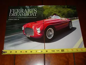 1949 FERRARI 166MM BARCHETTA ORIGINAL 2002 ARTICLE - Picture 1 of 4