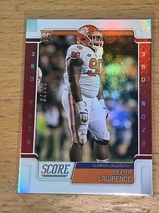 2019 Score Dexter Lawrence Red Zone Rookie 02/20 SSP RC New York Giants 🔥 - Picture 1 of 2