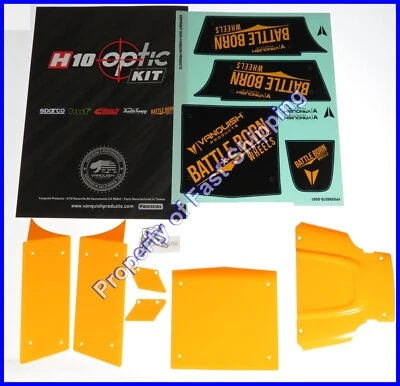New Vanquish H10 Optic Kit Yellow Body w/Stickers & Manual VPS10513 - Image 1 of 2