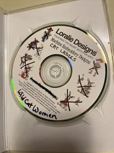 Loralie Designs Wild Cat Women Machine Embroidery Designs CD - Picture 1 of 1