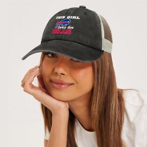 This Girl Loves Her Buffalo Bills Fans Adult The Cowboy Hat Travel Sunhat