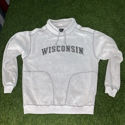 Wisconsin University Gear For Sports Sudadera Mujer Pequeña Gris Equipo Emitida Foto 1 de 4