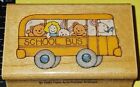 School Bus, Dolls Teddy Bears Rabbits, Hero Arts, (B17), COMBINE SHIP DEALS 
