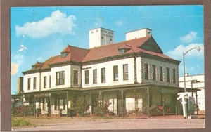 VINTAGE RAILROAD POSTCARD UNUSED THE OLD DEPOT MUSEUM 247 - Bild 1 von 1