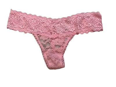 NUEVO CON ETIQUETAS $12 JESSICA SIMPSON ROSA Sexy Muñeca de Encaje Para Mujer Tanga Talla S Foto 1 de 2