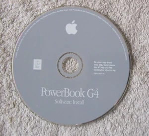 Original Mac PowerBook G4 Software Install CD, PowerBook3,2 - Oct 2001 - Picture 1 of 1
