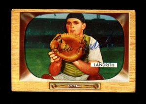 1955 BOWMAN HOBIE LANDRITH #50 REDS SIGNED AUTOGRAPH - Picture 1 of 1