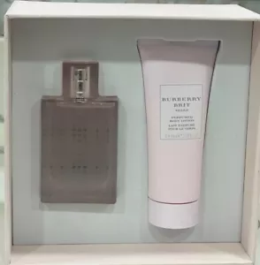 SET OF BURBERRY BRIT SHEER EDT SPRAY 1.7FL.OZ 50ML+BODY LOTION 3.3FL.OZ/100ML - Picture 1 of 1