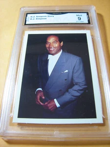 O.J. SIMPSON THE OJ O.J. SIMPSON STORY GRADED 9 L@@@K - Picture 1 of 2