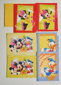 DISNEY CARTOLINE AUGURI CON PUZZLE VINTAGE X 3 - Foto 1 di 1