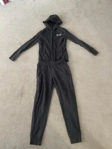 Genuino Emporio Armani 2 Piezas Cremallera Chándal Top e Inferior Para Hombre Talla Pequeña S - Imagen 1 de 5