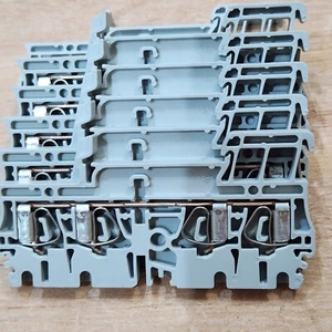 Allen Bradley 1492-L30 Grey Terminal Blocks LOT OF 6 - Picture 1 of 4