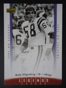 NFL 39 Wally Hilgenberg Minnesota Vikings Upper Deck Legends 2006 - Bild 1 von 1