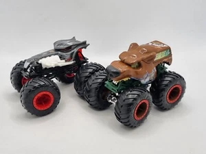 Hot Wheels Monster Trucks Ratical Racer & Bear Devil Scale 1:64 Diecast Rare VGC - Picture 1 of 15