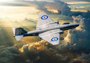 RAF English Electric Canberra Leinwandbilder verschiedene Größen versandkostenfrei  - Bild 1 von 2