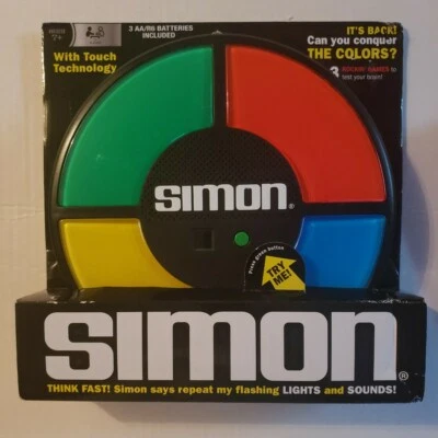 NEW SIMON Electronic Game Lights Sounds Memory Hasbro 1980's Classic  - Image 1 of 2