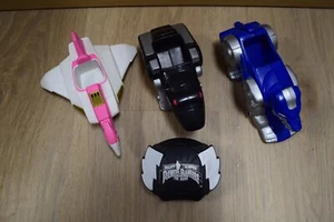 Mighty Morphin Power Rangers The Movie McDonalds 1995 Siren Blue Black Pink - Picture 1 of 2