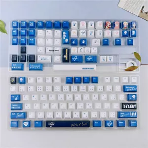 BOCCHI THE ROCK Yamada Ryo Keycaps Dye-sub PBT 138 Keys for Cherry MX Keyboard - Picture 1 of 8