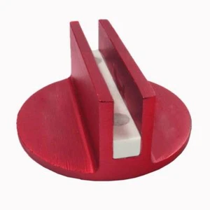 Universal Slotted Magnetic Jack Pad Pinch Weld Frame Rail Adapter Red - Picture 1 of 10