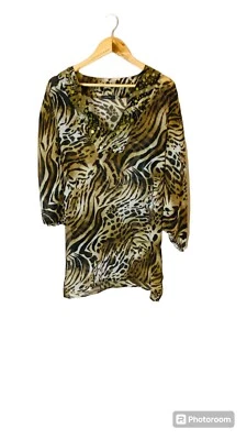 Traje de baño Natori Primal estampado animal encubrimiento  Foto 1 de 4