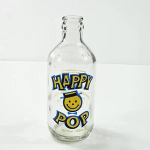 Happy Pop acl Soda Bottle 284ml 10 Fl Oz Edmonton Canada H.P.I Beverages - Picture 1 of 11