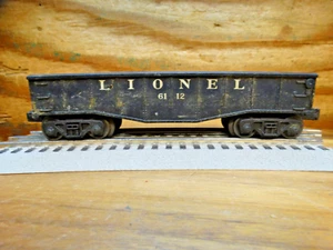 Lionel O/O27 Gauge Lionel 6112 Model Railroad Black Gondola - Picture 1 of 7