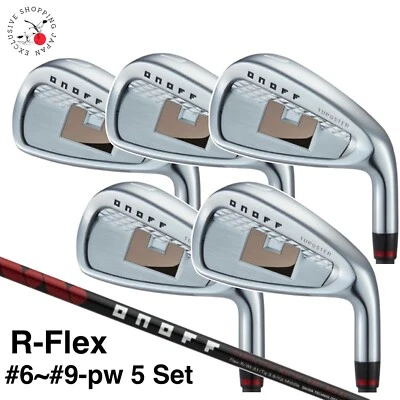 ONOFF Golf AKA Iron Set 5pcs #6?#9,PW R-Flex SMOOTH KICK MP-524I Graphite Shaft - Image 1 of 4