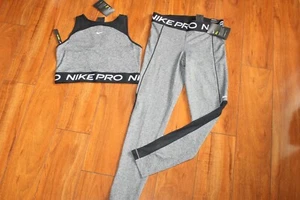 NWT WOMENS NIKE SZ M LEGGINGS , TANK SPORT BRA - Picture 1 of 6