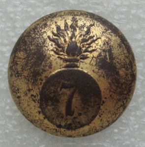 Russian Empire 7 Grenadier Regiment 1829 Rare Officer Button Original M - Picture 1 of 7