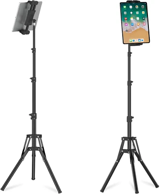 Tablet Stativ Halterung Halter Höhenverstellbar bis 160cm Bodenständer Ständer f - Bild 1 von 4