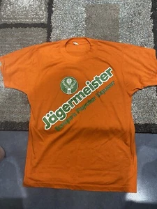 Vintage Jägermeister Likör Hemd Herren Größe L Schnaps 80er 90er - Bild 1 von 5