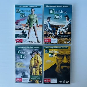Breaking Bad Season 1-4 1 2 3 4 DVD TV Show Region 4 PAL Sony Pictures - Picture 1 of 9