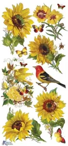PEGATINA VIOLETA - GIRASOL - 8" x 3 3/4" (20cm x 9cm) - Imagen 1 de 1
