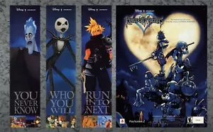 Kingdom Hearts PS2 1xPage 3xStrip Ads 2001 Vintage Print Ad Original Art - Picture 1 of 5