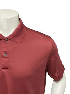 UNTUCKit Stretch Men’s Casual Polo Shirt Size Adult Large L Maroon Short Sleeves - Picture 1 of 16